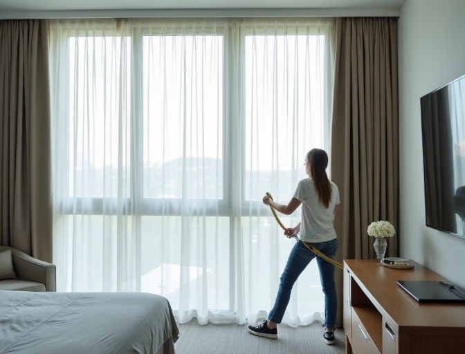 Wamuran Basin Sheer Curtain Cleaning